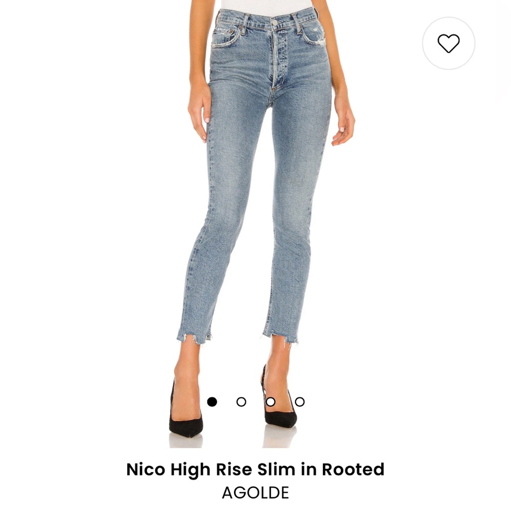 AGOLDE Nico High Rise Slim